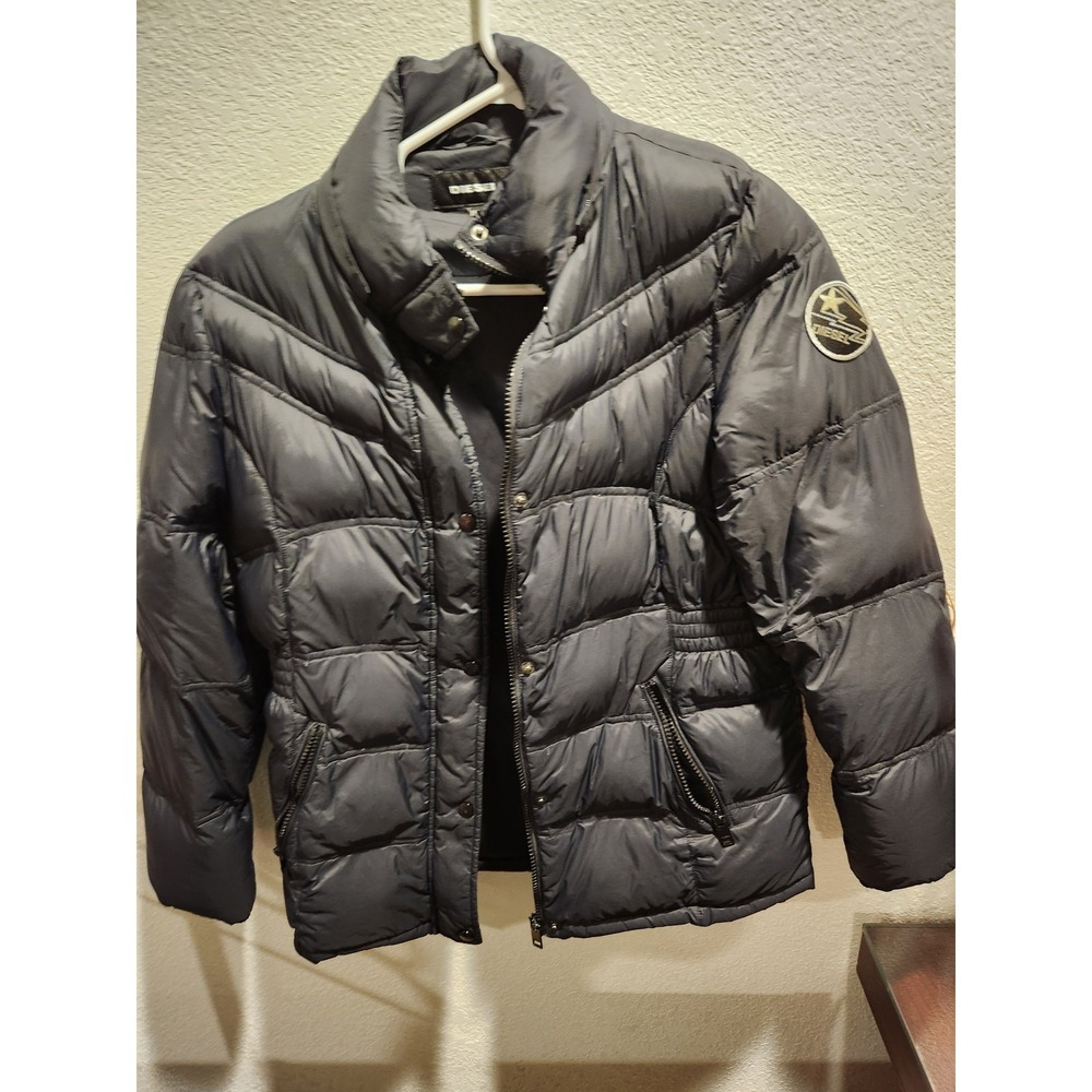 Diesel Duck Down Puffer‎ Jacket Youth 14 16 Black Fits Womens XS